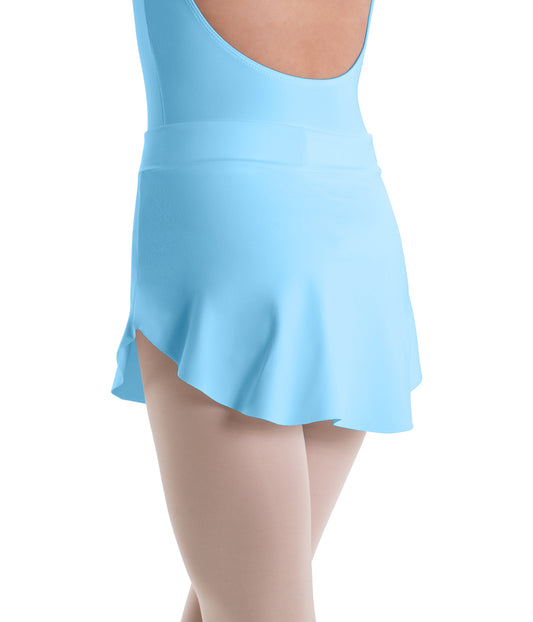 Pull-On Skirt With Unfinished Hem