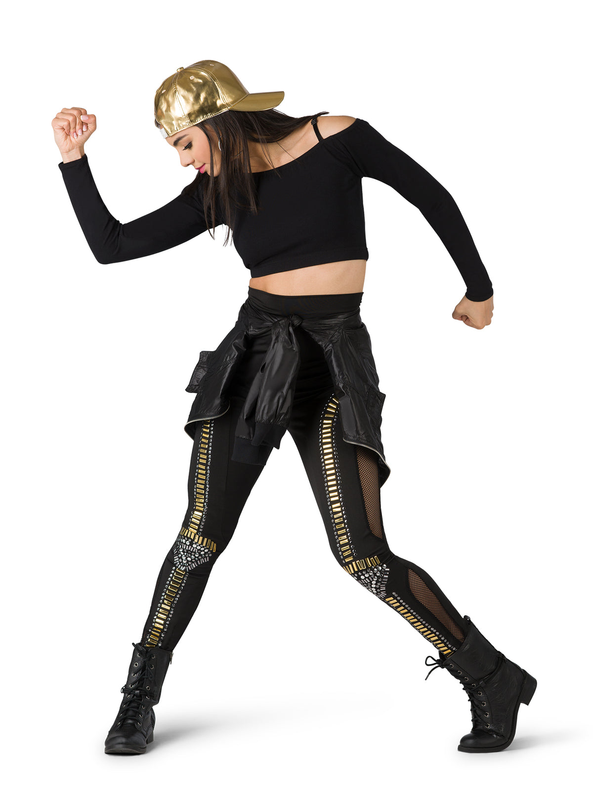 Faux Studded Legging