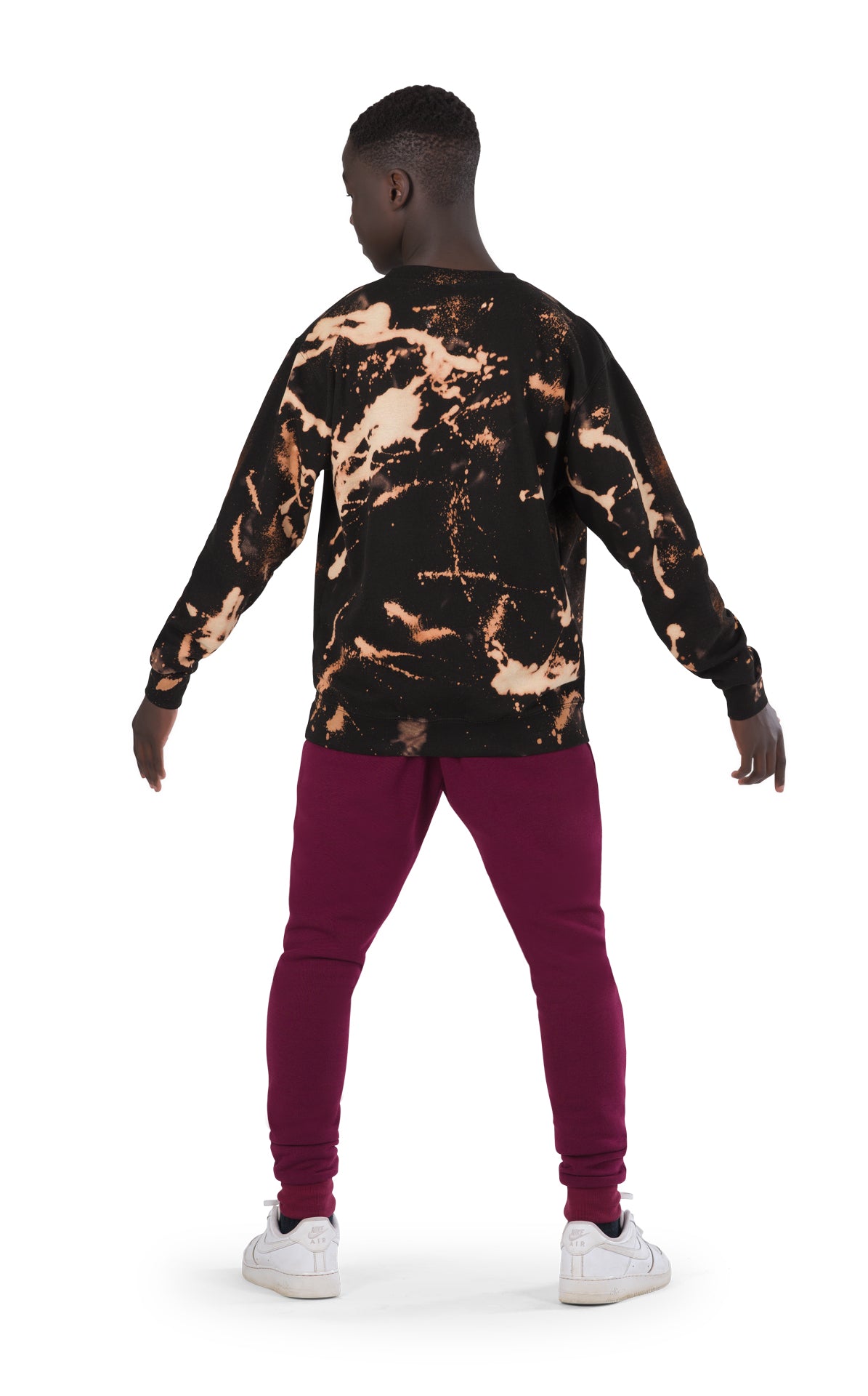 Bleached Pullover Sweatshirt