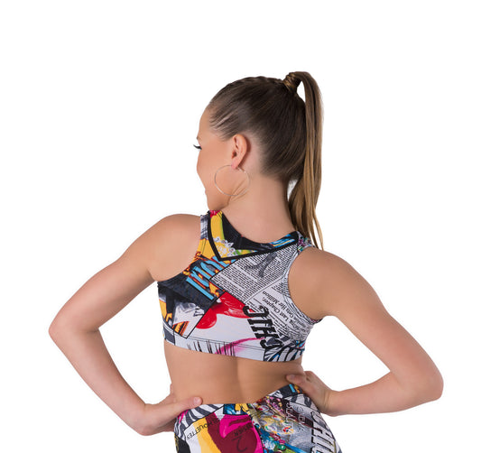 Abstract Magazine Print Crop