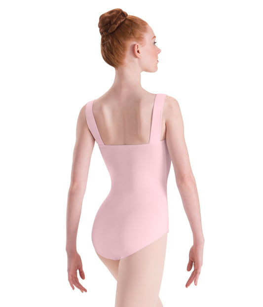 Pinch Front Wide Strap Princess Leotard
