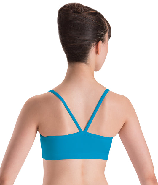 V-Back Strap Cami Bra Top