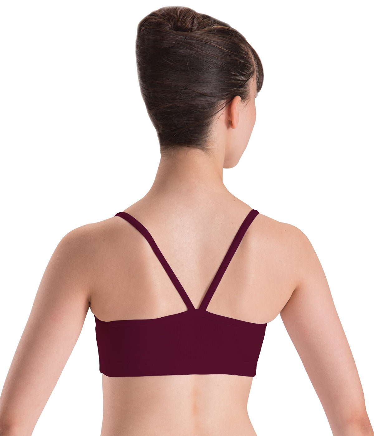 V-Back Strap Cami Bra Top - Motionwear Basics - Costume Gallery