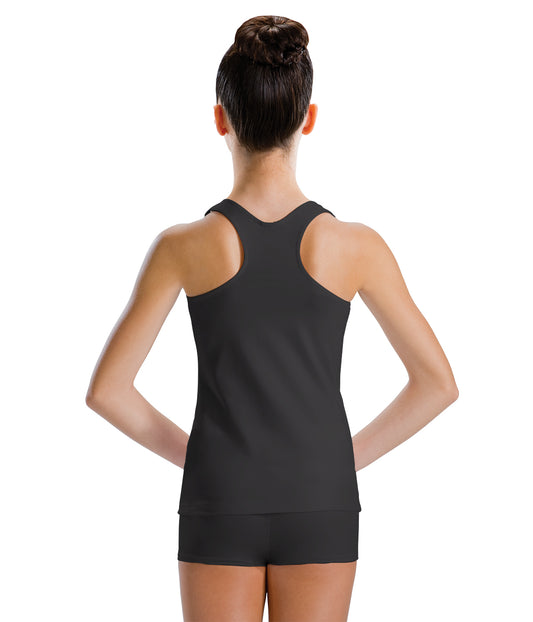 Racerback Extended Length Tank Top