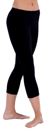 Pantalones capri de licra negros