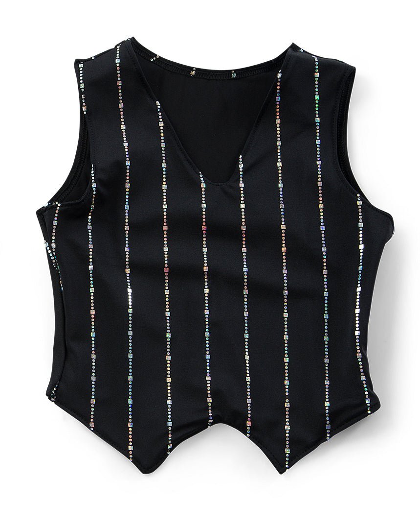 Striped Notched Vest - Basics - Costume Gallery