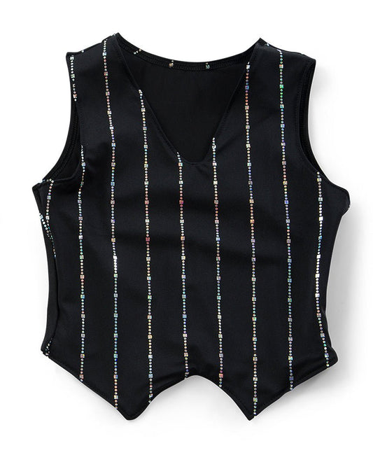 Striped Notched Vest - Basics - Costume Gallery