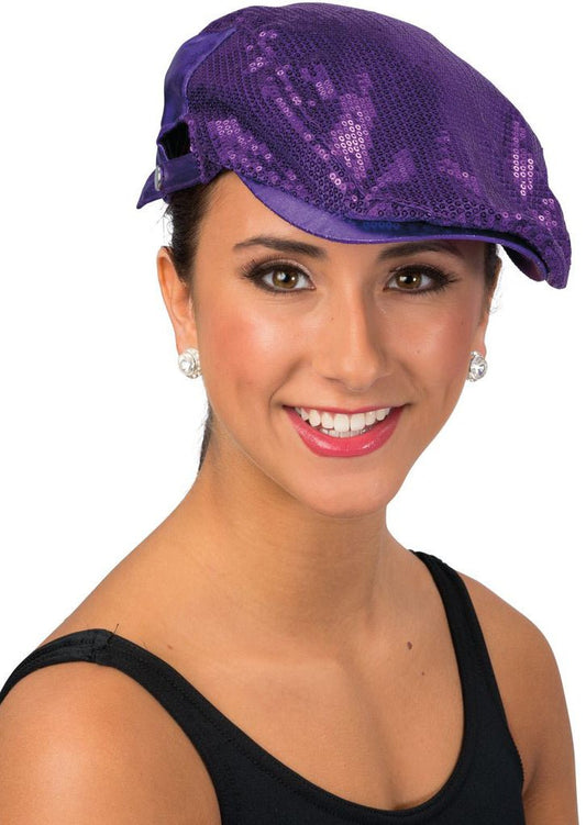 Sequin Flat Cap - Accessories - Costume Gallery