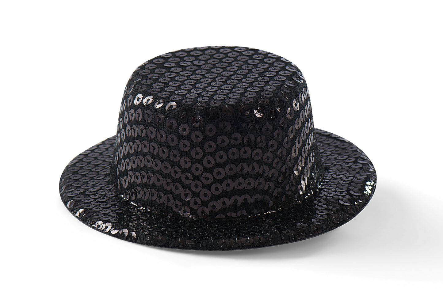 Mini sombrero de copa con lentejuelas