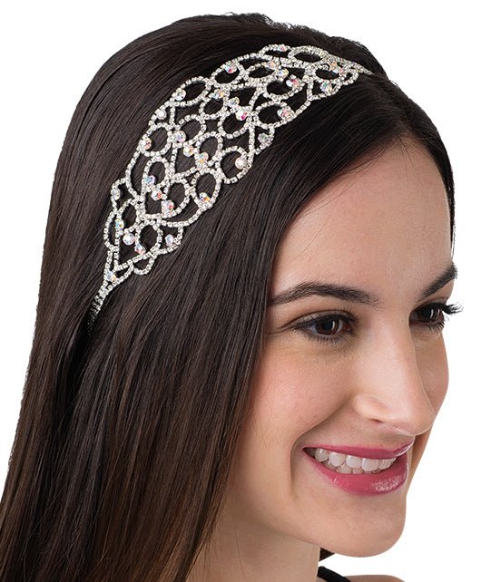 Rhinestone Stretch Headband - Accessories - Costume Gallery