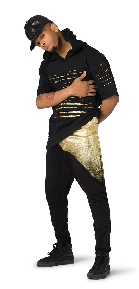 Foil Block Harem Pant - Urban Hip Hop - Costume Gallery