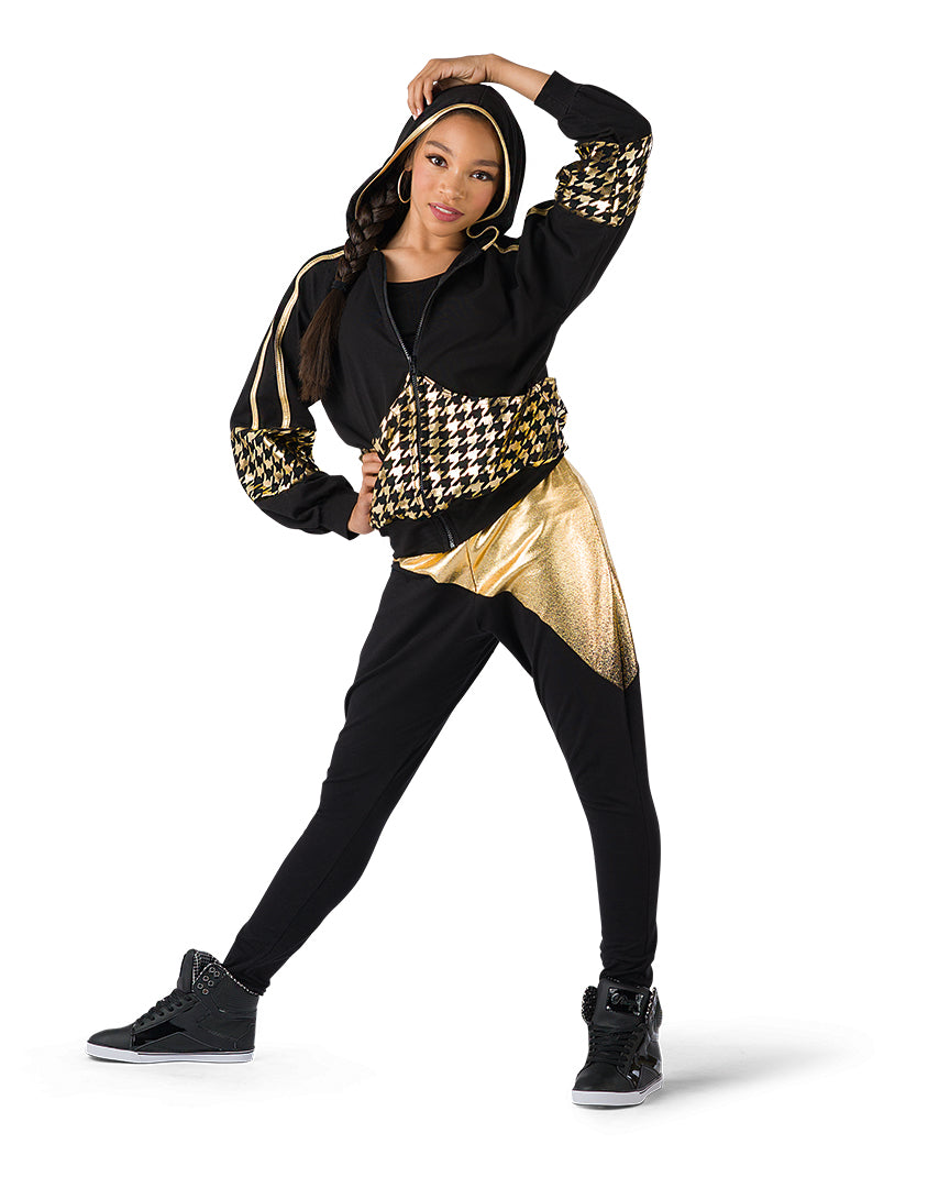 Foil Block Harem Pant