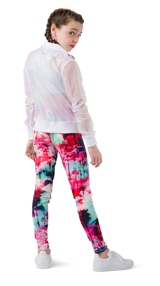 Semi-Sheer Nylon Track Jacket