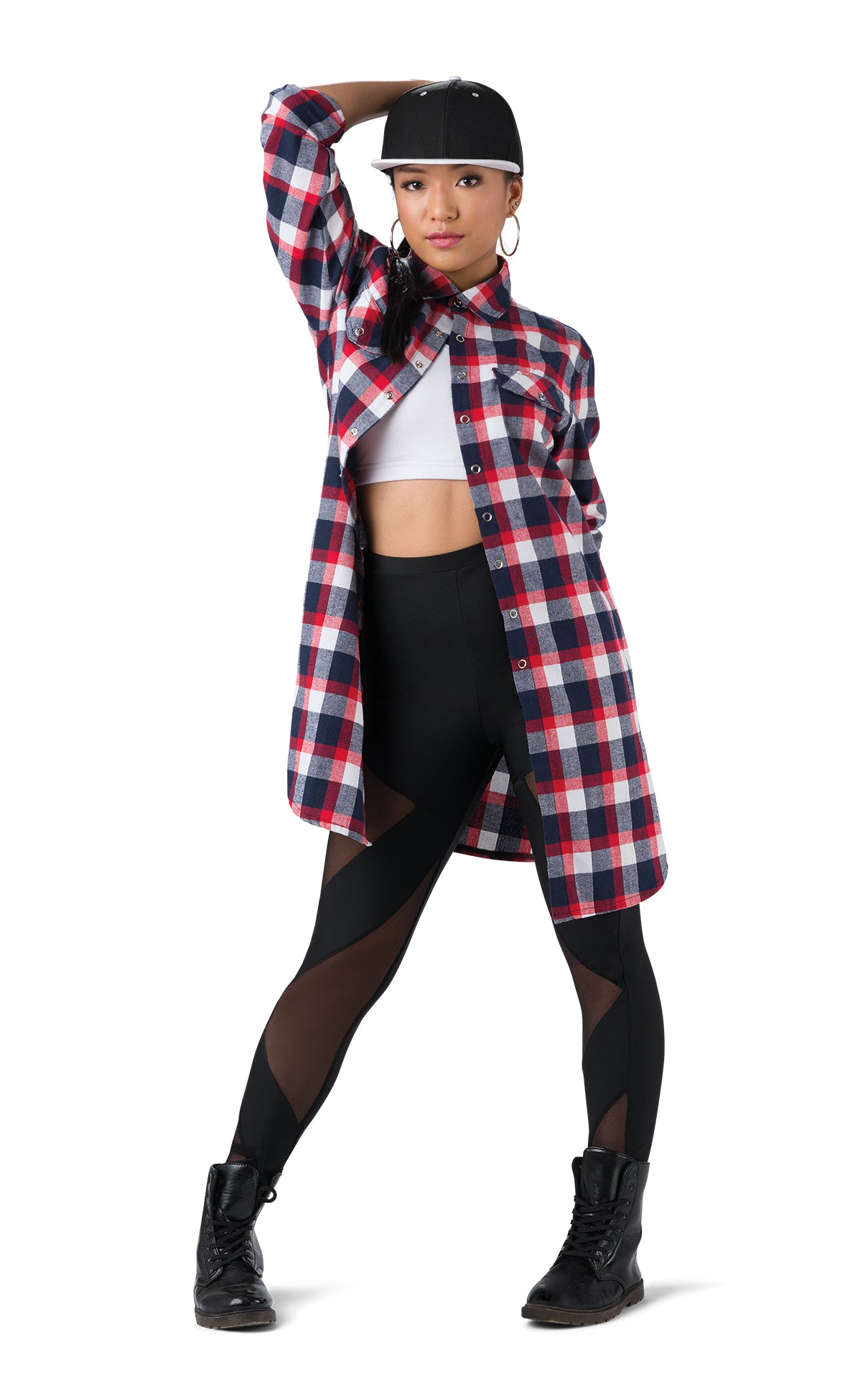 Extra Long Buffalo Plaid Shirt