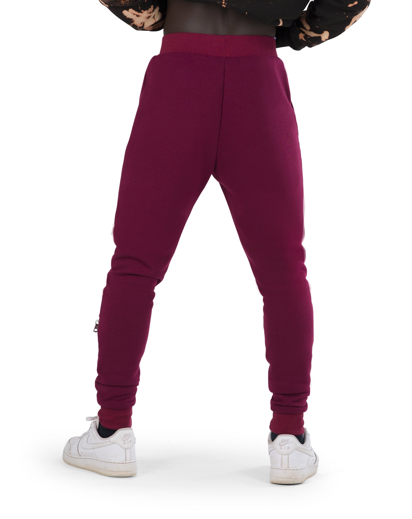 Zipper Detail Athletic Jogger