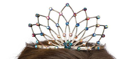 Multi Color Rhinestone Tiara - Accessories - Costume Gallery