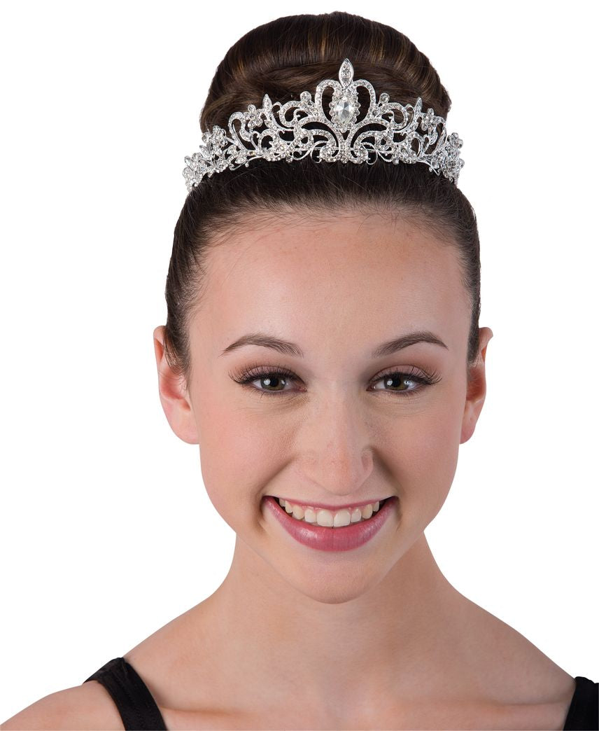 Silver Rhinestone Tiara