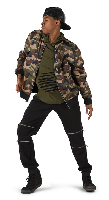 Reversible Camo Bomber Jacket