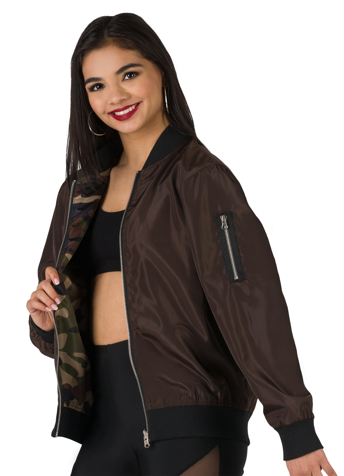 Reversible Camo Bomber Jacket