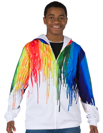 Multi-Colored Digital Print Hoodie