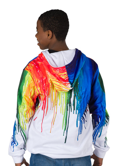 Multi-Colored Digital Print Hoodie