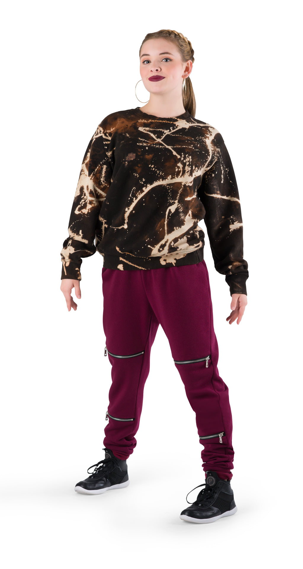 Bleached Pullover Sweatshirt