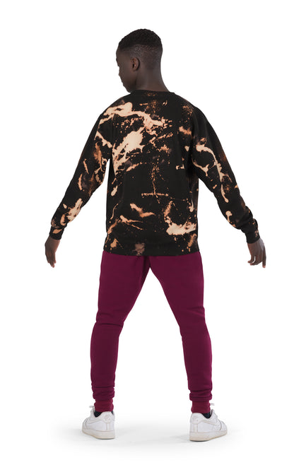 Bleached Pullover Sweatshirt