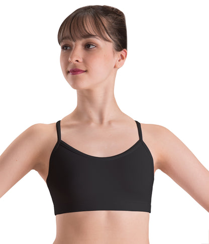 V-Back Strap Cami Bra Top