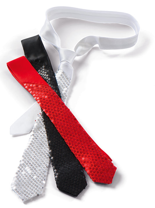 Corbata de lentejuelas