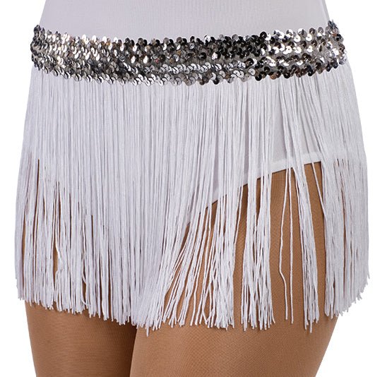 9 In. Fringe Skirt Black/Black - Basics - Costume Gallery