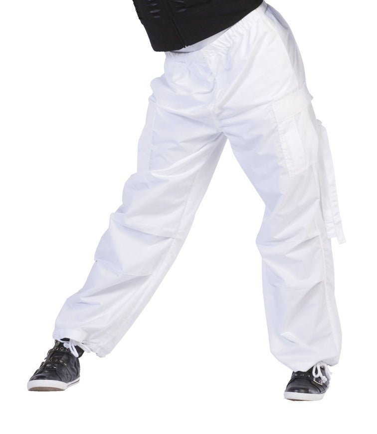 Hip Hop Cargo Pant Wht - Basics - Costume Gallery