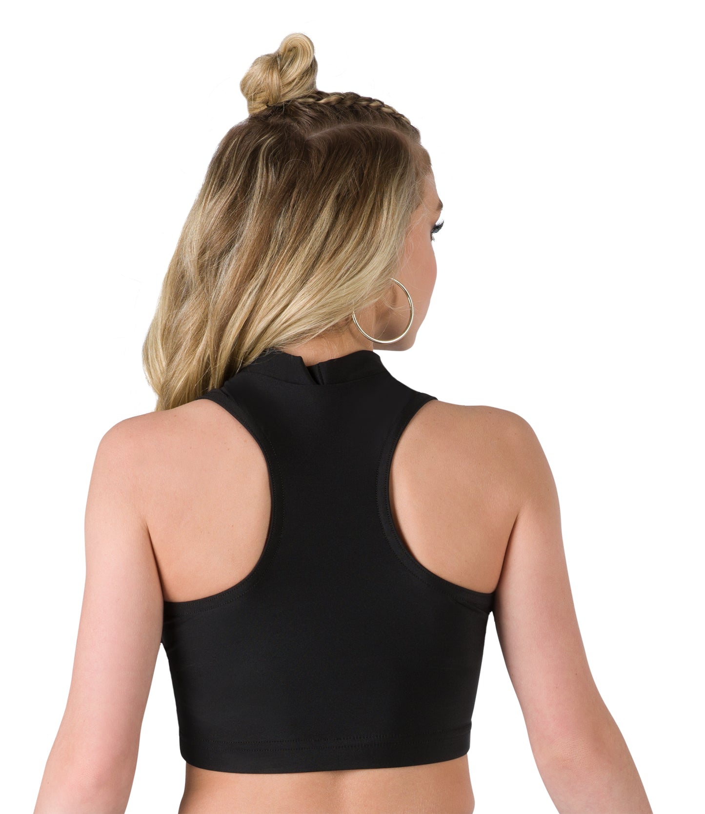 Mock Neck Crop