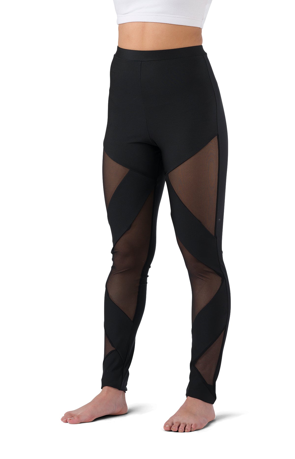 Hi-Rise Mesh Cutout Legging - Basics - Costume Gallery