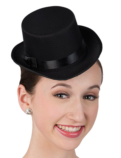 Black Mini Top Hat Non Woven