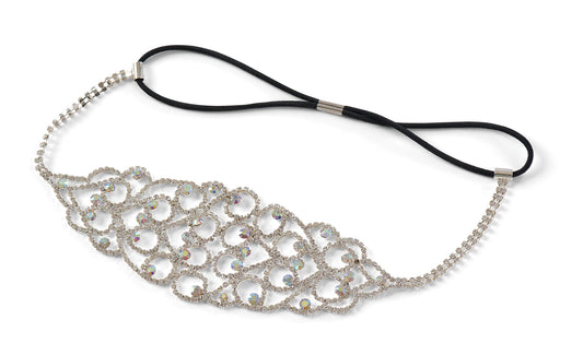 Diadema elástica de estrás