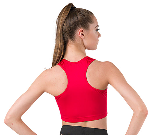 Bralette cruzado de spandex