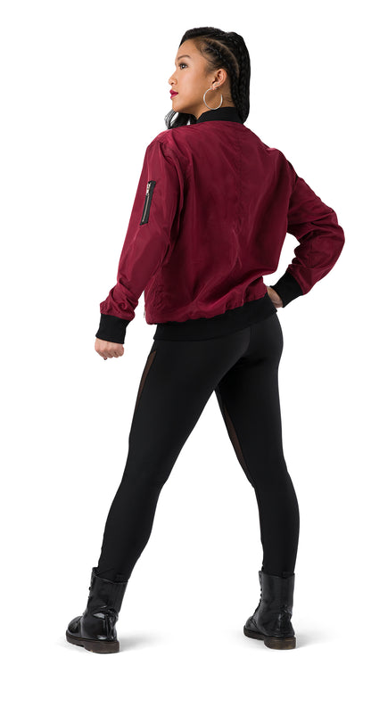 Oversized Nylon Bomber