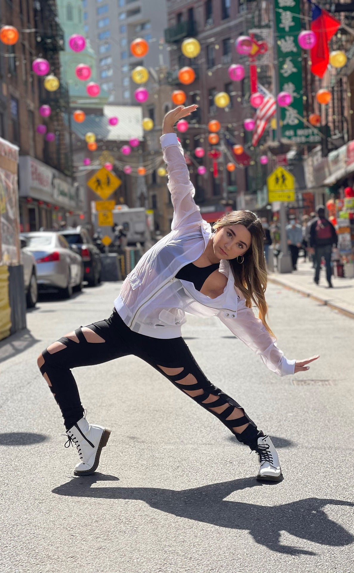 Semi-Sheer Nylon Track Jacket