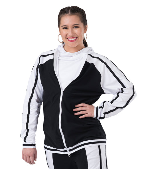 Cowl Neck Athletic Pullover
