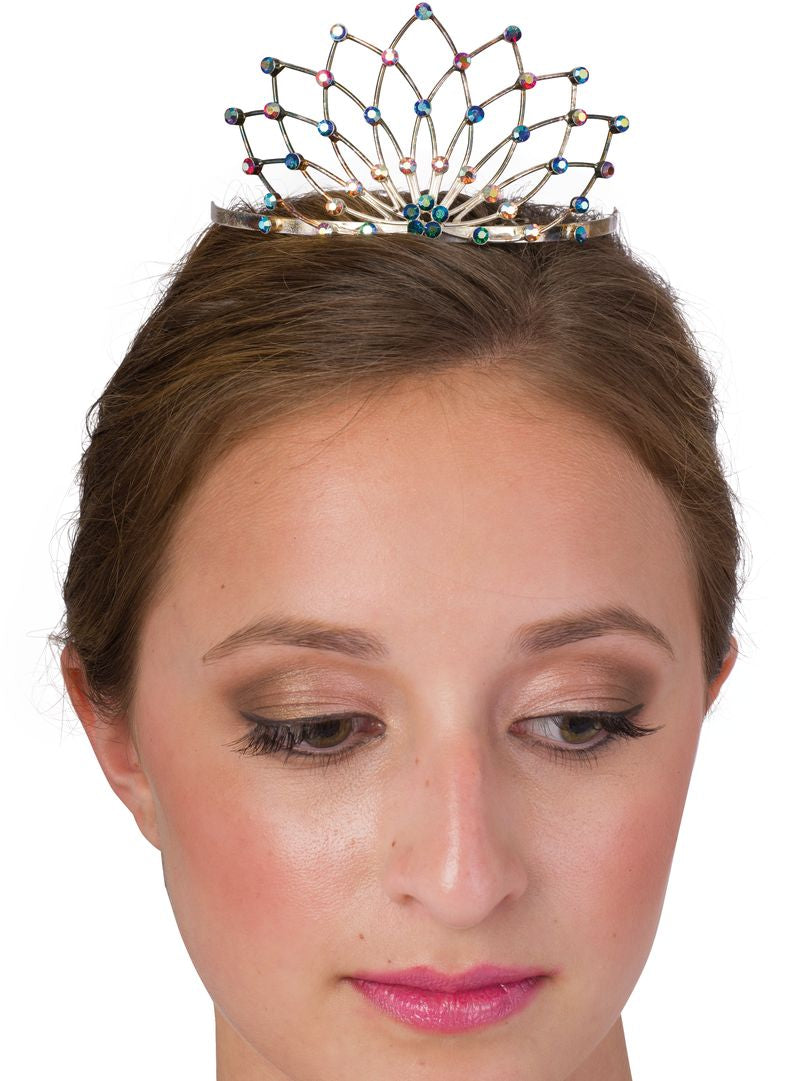 Multi Color Rhinestone Tiara